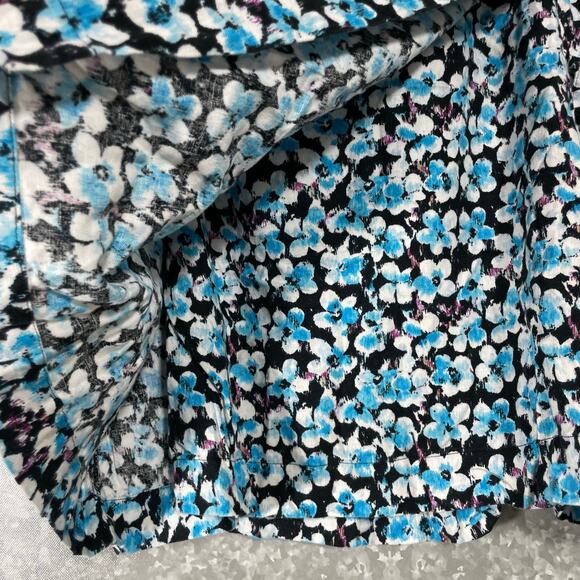 Future Collective Women's Plus Size Blue & Black Cargo Wrap Mini Skirt - Size 22 - Picture 4 of 8